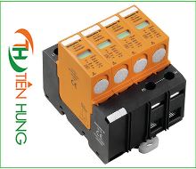 BỘ CẮT LỌC SÉT ĐƯỜNG NGUỒN 4 PHA LOẠI II, 280V/40kA DÒNG VPU WEIDMULLER - SURGE VOLTAGE ARRESTER TYPE II VPU WEIDMULLER - 1352680000 - VPU II 4 280V/40KA - ĐẠI LÝ WEIDMULLER