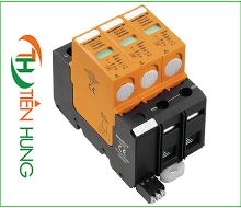 BỘ CẮT LỌC SÉT ĐƯỜNG NGUỒN 3 PHA LOẠI II, 280V/40kA DÒNG VPU WEIDMULLER - SURGE VOLTAGE ARRESTER TYPE II VPU WEIDMULLER - 1352720000 - VPU II 3 R 280V/40KA - ĐẠI LÝ WEIDMULLER