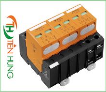 BỘ CẮT LỌC SÉT ĐƯỜNG NGUỒN 3 PHA LOẠI I, 280V/25kA DÒNG VPU WEIDMULLER - SURGE VOLTAGE ARRESTER TYPE I VPU WEIDMULLER - 1351690000 - VPU I 3 LCF 280V/25KA - ĐẠI LÝ WEIDMULLER NAM