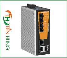 BỘ MANAGED SWITCH MẠNG  3 CỔNG RJ45, 2 CỒNG QUANG ST(FIBER OPTIC) WEIDMULLER 1504390000 - IE-SW-VL05MT-3TX-2ST, INDUSTRIAL ETHERNET MANAGED SWITCH 3 RJ45/ 2 FIBER OPTIC 1504390000 - IE-SW-VL05MT-3TX-2ST